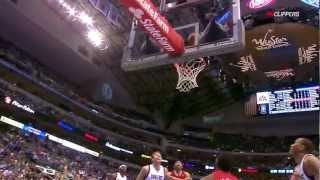 Blake Griffin SKIES IN for the one-handed put-back slam