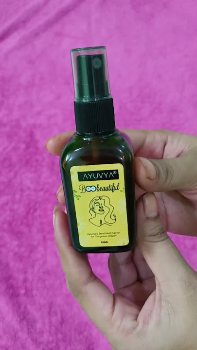 #ayuvya boo beautiful oil review #breastmassageoil#viralproducts