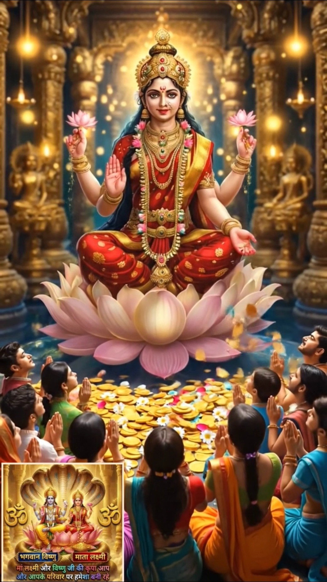 🙏माँ लक्ष्मी महामंत्र🌺 - ShareChat