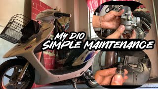 Honda Dio Simple Maintenance | Carb Cleaning | @NordanDizon