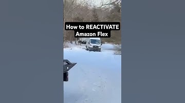 How to reactivate Amazon Flex #reactivate #deactivated #AmazonFlex #uk #Canada #usa