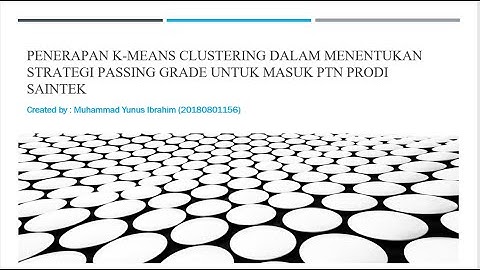 Clustering Algoritma K-Means Menggunakan Orange Data Mining (UAS DATA MINING)