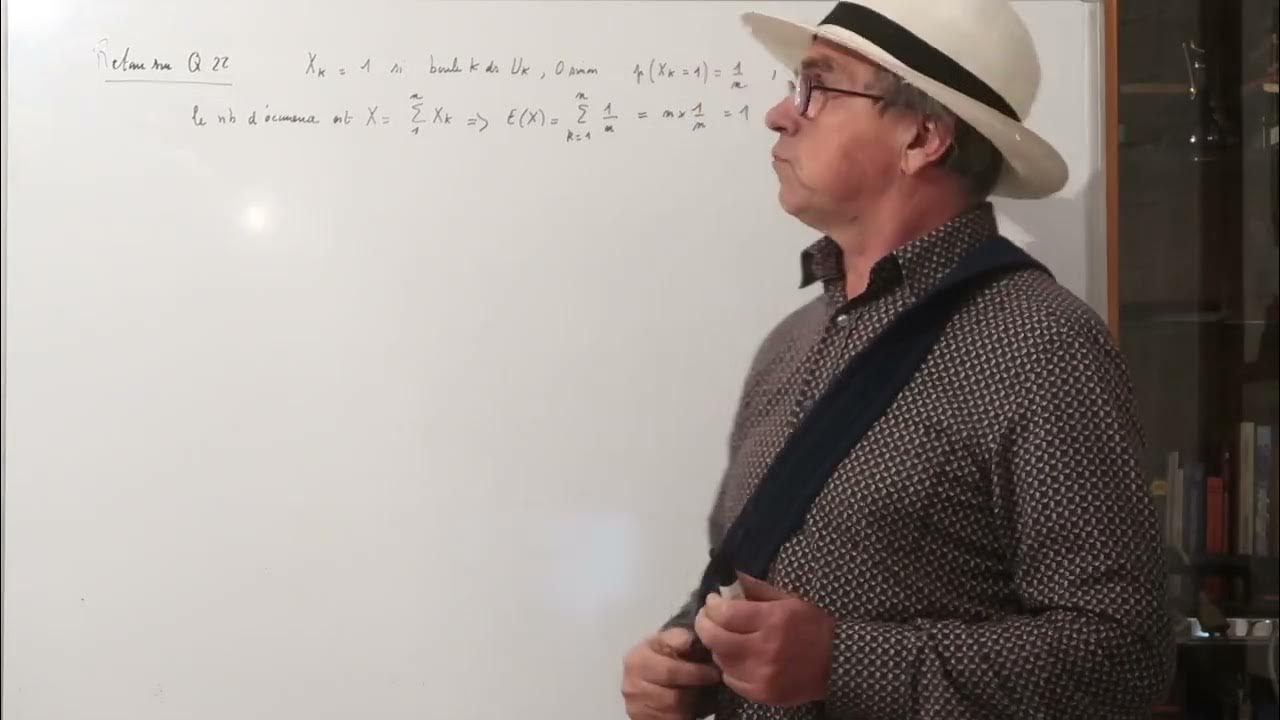 CH198 Corrigé CAPES Mathématiques 2024 YouTube