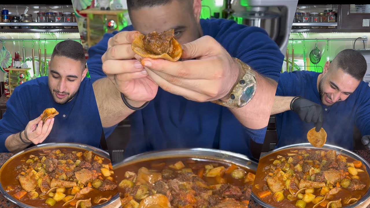 احلا اكلة سعودية شتوية 🇸🇦🔥 | المطازيز النجدية 😂