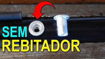 Como instalar REBITE DE ROSCA - Sem alicate (REBITADOR) - Caramanhola - M4 M5 M6 - Porca Rebite