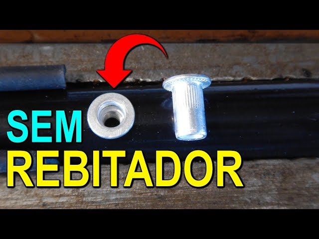 How to install RIVET NUT - DIY Rivnut HOW to use riveter bolt WITHOUT riveter tools. class=