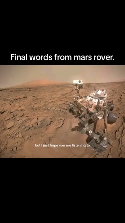 final words from Mars rover #shorts #fyp