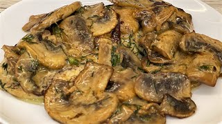 Kremalı Soslu Mantarlı Tavuk Göğsü