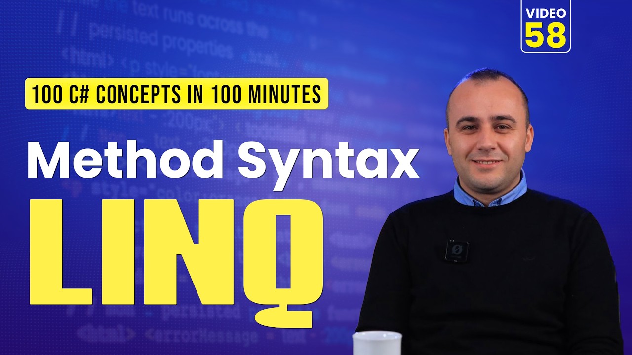 58. C# LINQ Method Syntax - YouTube