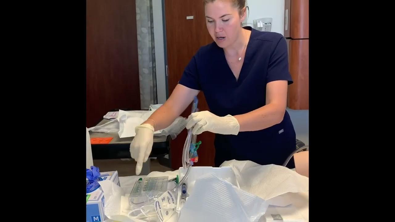 Changing out a Supra pubic catheter YouTube