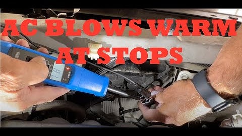 Air Conditioner, AC Blows Warm at Stops, diagnose why the Fans are not working Honda Element