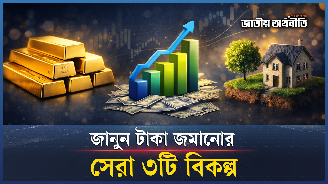 মধ্যবিত্তের নাগালের বাইরে সোনা—বিকল্প বিনিয়োগের সেরা উপায় | Gold Price | Reserve | Jatiyo Arthoniti