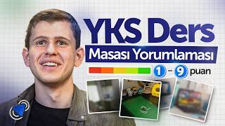 ŞERİF EFE YKS DERS ÇALIŞMA MASALARINI YORUMLUYOR #yks2027