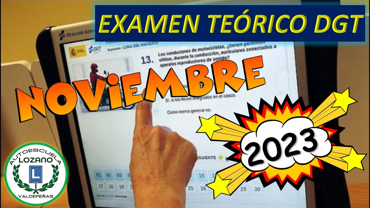 EXAMEN TEÓRICO NOVIEMBRE 2023