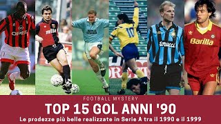 SERIE A, i GOL PIÙ BELLI degli ANNI 90: TOP 15, Baggio, Signori, Mancini e...