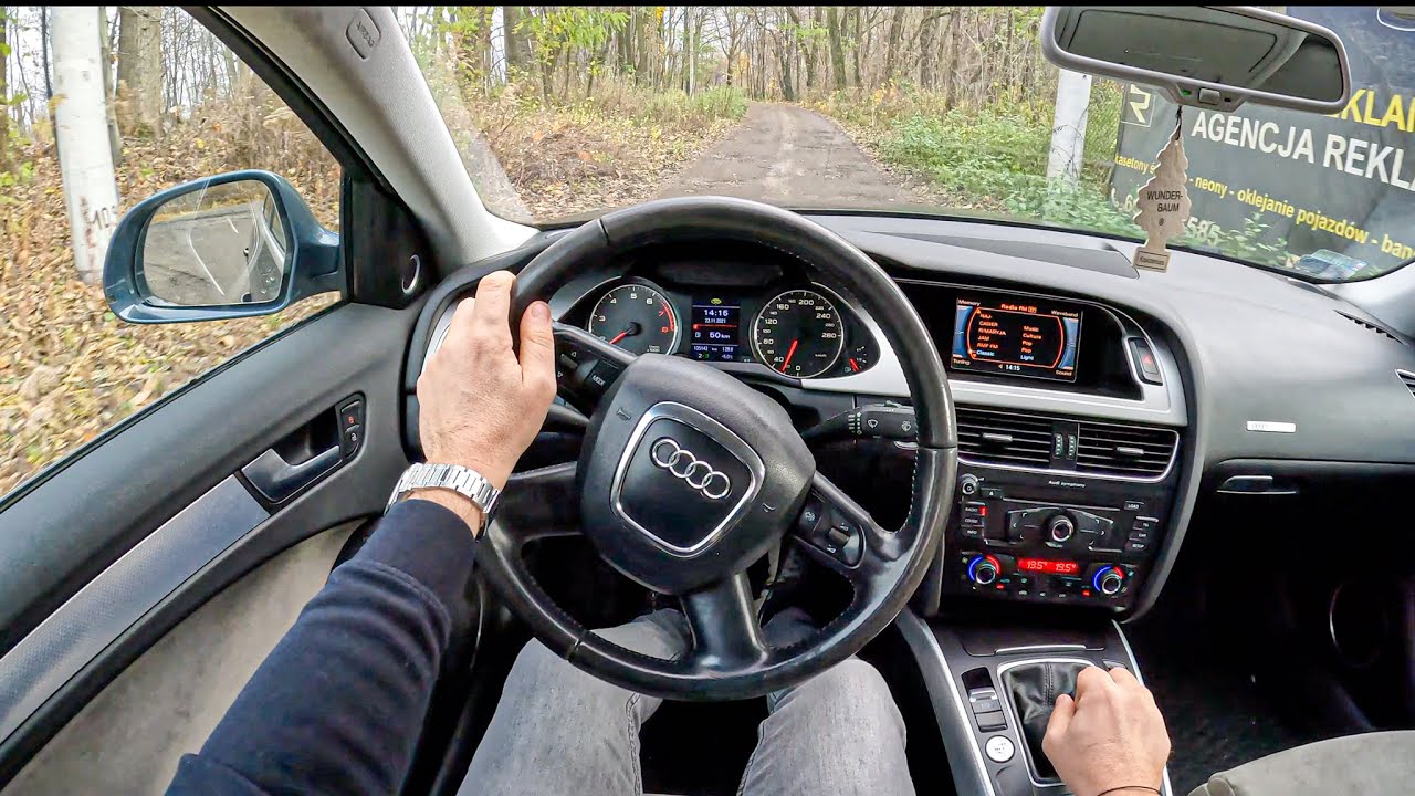 2008 Audi A4 B8 [1.8 TFSI 160 HP]  POV Test Drive #985 Joe Black 