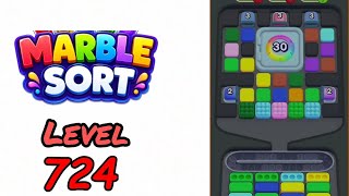 Marble Sort Level 724 Walkthrough