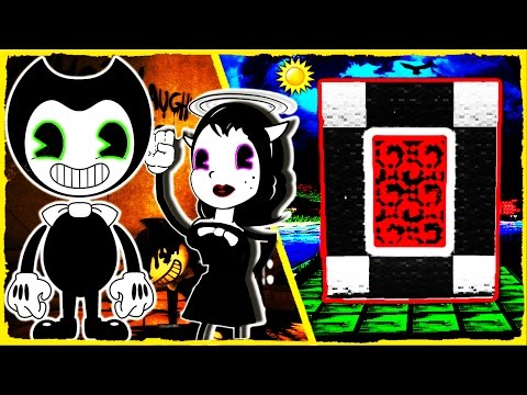 Minecraft BENDY - How to Make a Portal to CHAPTER 2