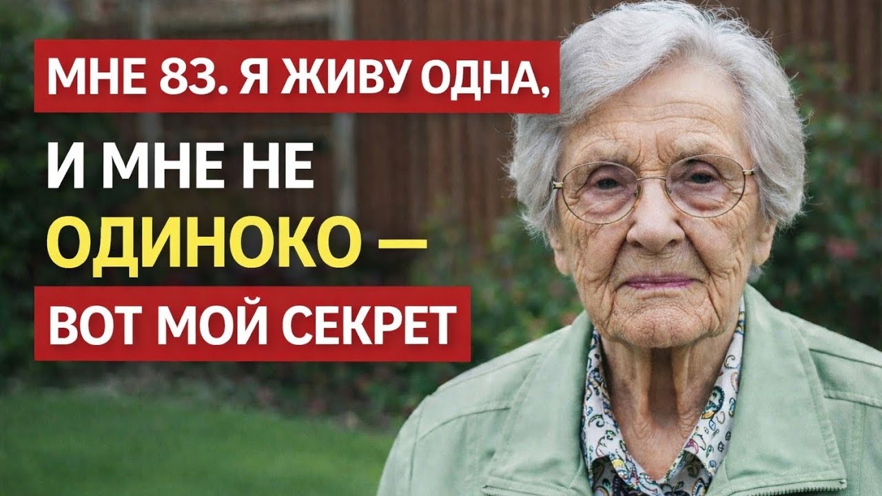 Мне 83. Я живу одна — и мне не одиноко. Вот мой секрет