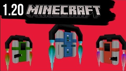 Simple Jetpacks! for mcpe 1.20 ||best jetpack addon