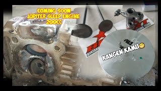 On proses Jupiter sleep engine 200cc otw mantap mantap😁