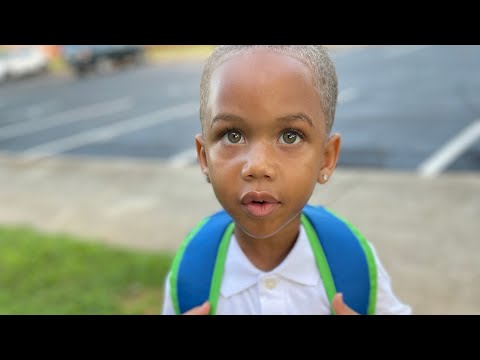 BABY BROTHER FIRST DAY OF PRE-K SCHOOL WITHOUT HIS TRIPLET SISTERS❗️❗️