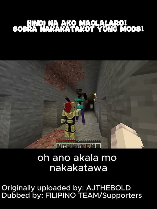 AJDTHEBOLD Vs THE MIMICER DWELLER MOB (TAGALOG) #minecraf#scary#horror#viral#minecraftmemes