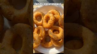 Crispy Potato rings recipe 🤤❤️❤️...#shorts #snacks #potatorings #foodshorts #recipe #viral #easy