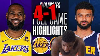 LAKERS SEASON IS OVER.. #7 LAKERS at #2 NUGGETS | FULL GAME 5 HIGHLIGHTS | April 29, 2024