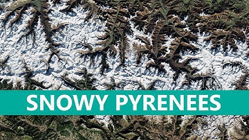 Exploring Earth From Space: Snowy Pyrenees Mountains