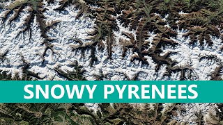 Exploring Earth From Space: Snowy Pyrenees Mountains