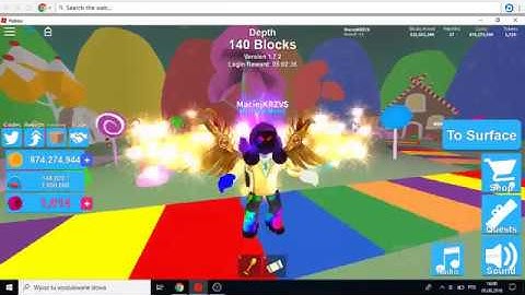 completing quests in candy land part 4 (Mining simulator)