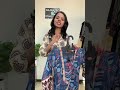 Handcrafted Ajrakh Cotton One-piece dress 🥰