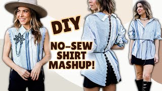 NO-SEW / LACE-UP Shirt | DIY with Orly Shani