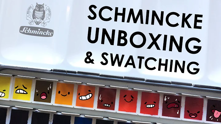 Trying New Watercolors - SCHMINCKE UNBOXING & SWAT...