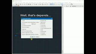 LibreCAD Properties Widget and entities mass-editing