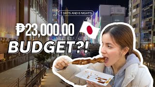 Super Tipid Budget in Japan! | Budget for 7 Days and  6 Nights | Mari Soriano