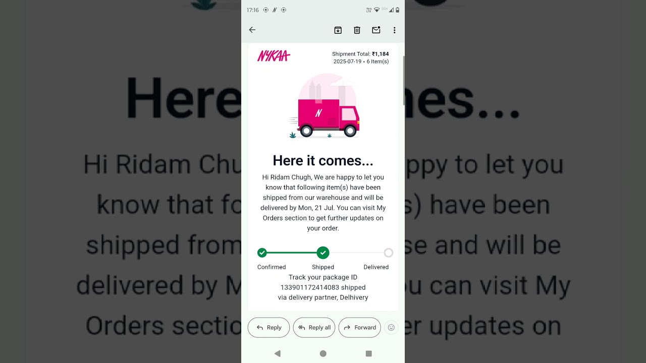 Nykaa reviews: Order missing and issue not resolved | PissedConsumer.com