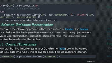 Speeding Up DataFrame Iteration in Python with Pandas