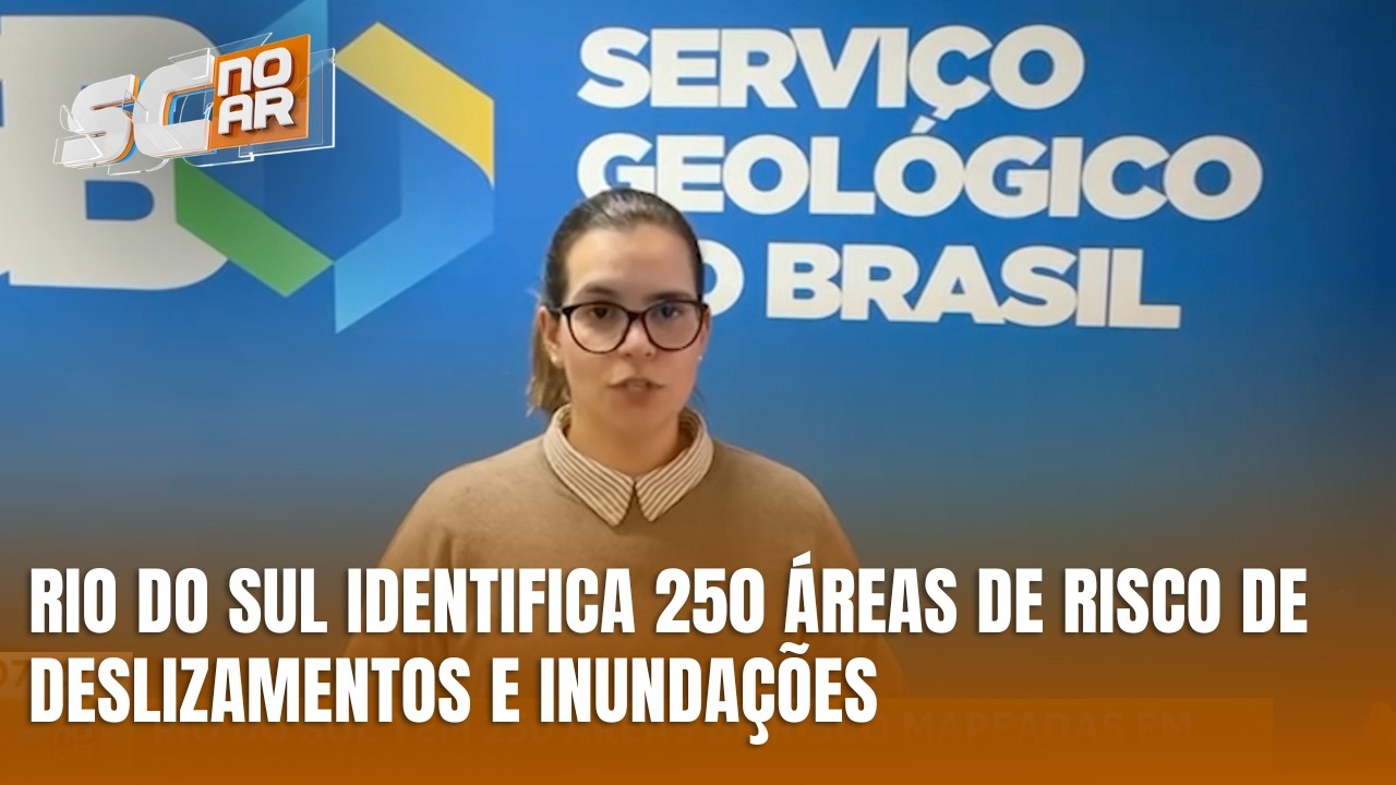 Rio do Sul apresenta plano para reduzir riscos de deslizamentos e inundações