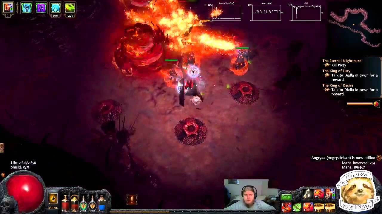 PoE: Awakening Act 4 Miniboss: Piety, The Abomination - YouTube