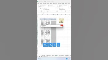 How to create a drop down menu in Excel. #excel #shorts