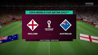 FIFA Qatar world cup 2022 FINAL Australia VS England (Gameplay in PS5 4K )