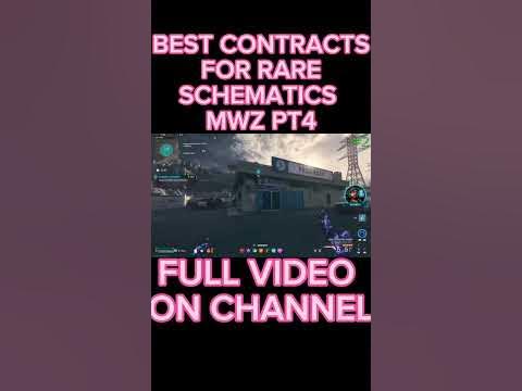BEST CONTRACTS TO UNLOCK RARE SCHEMATICS MWZ. #mw3 #callofduty #mwz #