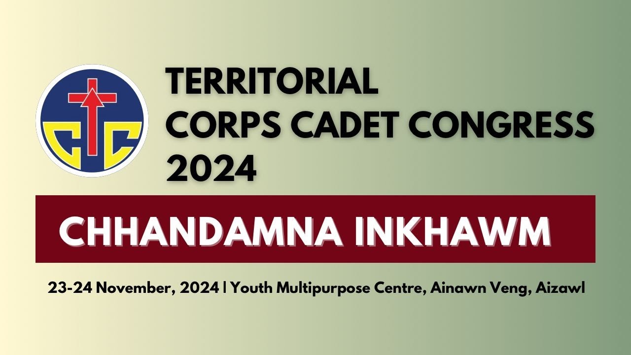 Chhandamna Inkhawm | Territorial Corps Cadet Congress 2024 | 24th Nov. 2024 Dar6:30PM
