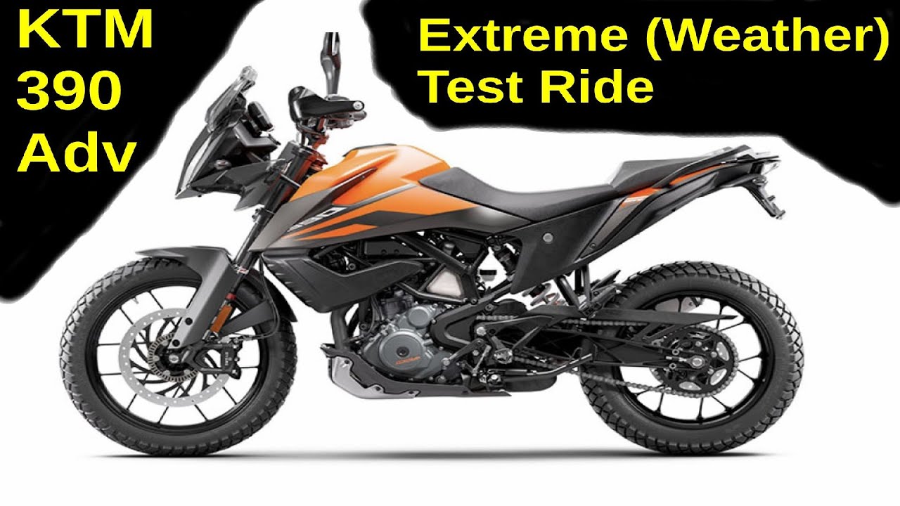 KTM 390 Adventure (Extreme Weather) Test Ride First Impressions YouTube