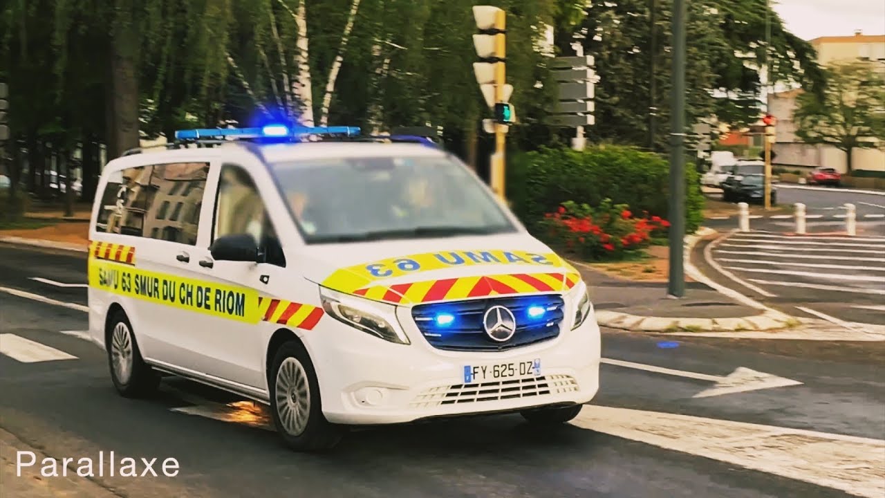 SAMU 63 SMUR du CH de Riom en Urgence [Compilation]