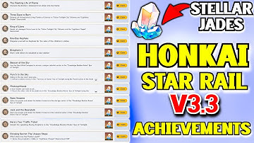 HSR 3.3 Hidden Achievements | Honkai Star Rail Hidden Achievements Guides