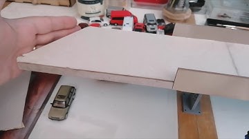 Building a bridge on the model railway