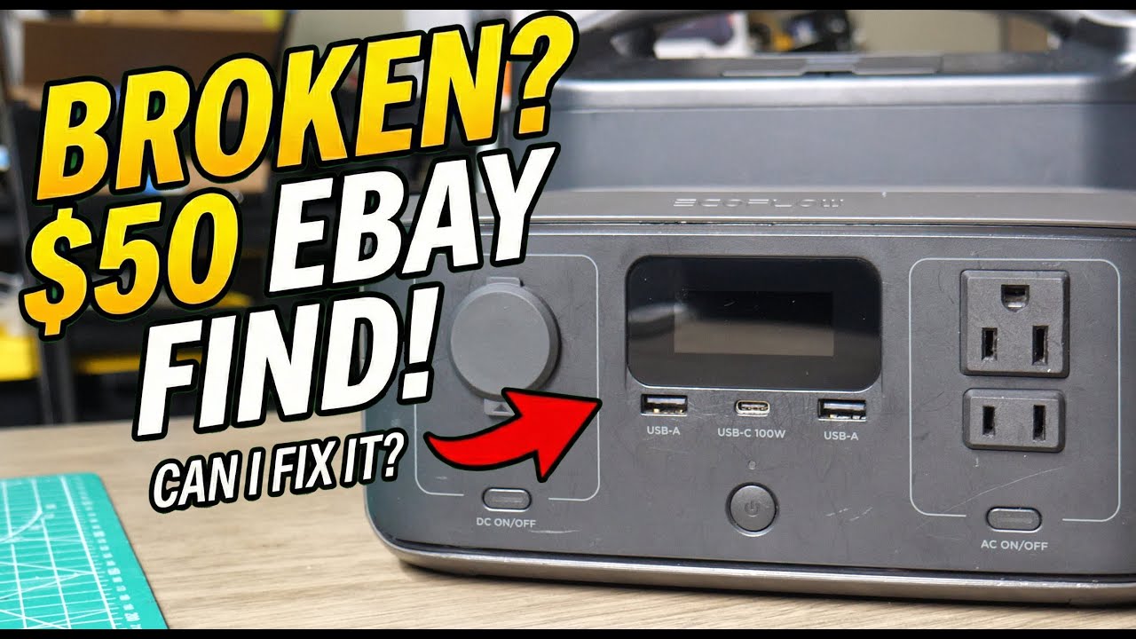 Я купил "сломанную" лодку EcoFlow River 3 за 50 долларов — можно ли её починить?